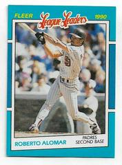 Roberto Alomar Baseball Cards 1990 Fleer League Leaders Prices