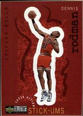 Dennis Rodman #S4 Basketball Cards 1997 Collector's Choice International European Stickers Prices