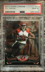 A.J. Green #213 Football Cards 2013 Topps Chrome Prices