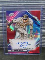 Manny Machado [Red Flare] #CCA-MMA Baseball Cards 2022 Topps Cosmic Chrome Autographs Prices