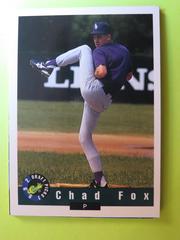 Chad Fox #100 Baseball Cards 1992 Classic Draft Picks Prices