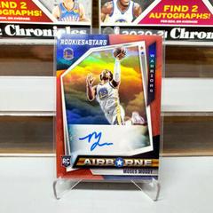 Moses Moody [Red] #AIR-MMO Basketball Cards 2021 Panini Chronicles Airborne Signatures Prices