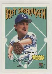 Bret Saberhagen #107 Baseball Cards 1992 Topps Kids Prices