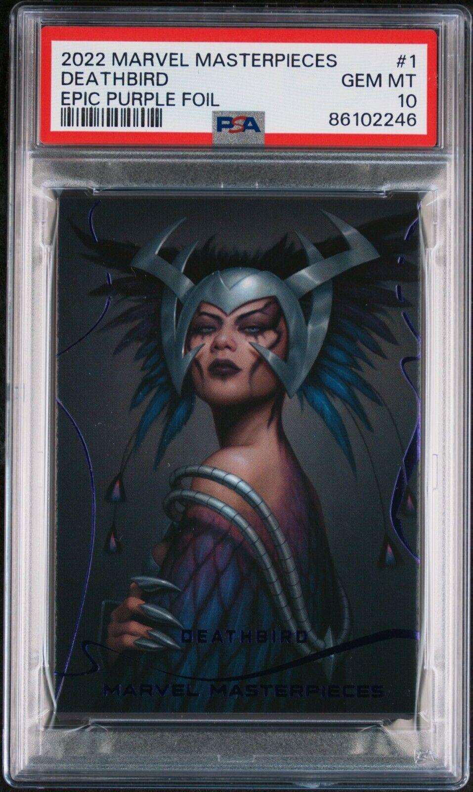 Deathbird [Purple Foil] #1 Marvel 2022 Masterpieces