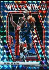 Bradley Beal [Reactive Blue] #5 Basketball Cards 2020 Panini Mosaic Will to Win Prices