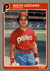 Sixto Lezcano Baseball Cards 1985 Fleer Prices
