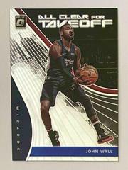 John Wall Basketball Cards 2019 Panini Donruss Optic All Clear for Takeoff Prices