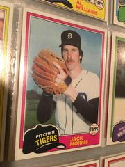 Jack Morris #572 Baseball Cards 1981 Topps Prices