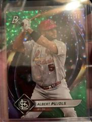 Albert Pujols [Green Icy Foil] #2 Baseball Cards 2022 Bowman Platinum Prices