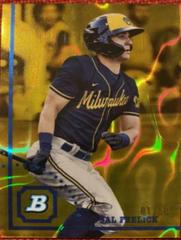 Sal Frelick [Gold Lava] Baseball Cards 2022 Bowman Heritage Chrome Prospects Prices