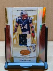 Tedy Bruschi [Mirror Gold] Football Cards 2007 Leaf Certified Materials Prices