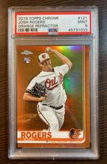 Josh Rogers [Orange Refractor] #121 Baseball Cards 2019 Topps Chrome Prices