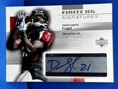 DeAngelo Hall #FS-HA Football Cards 2004 Upper Deck Finite Signatures Prices