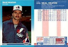 Neal Heaton Baseball Cards 1987 Fleer Update Prices
