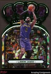 LeBron James [Crystal Green] Basketball Cards 2022 Panini Crown Royale Prices