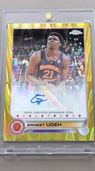 Ernest Udeh [Gold RayWave] #CA-EU Basketball Cards 2022 Topps Chrome McDonald's All-American Autographs Prices