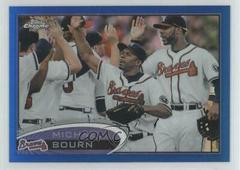 Michael Bourn [Blue Refractor] #113 Baseball Cards 2012 Topps Chrome Prices