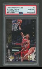 Scottie Pippen [Electric Gold] Basketball Cards 1993 Upper Deck SE Prices