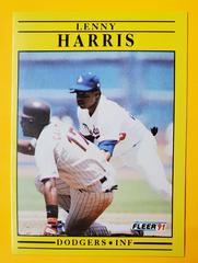 Lenny Harris #204 Baseball Cards 1991 Fleer Prices