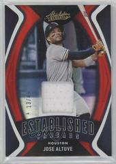 Jose Altuve [Spectrum Red] Baseball Cards 2022 Panini Absolute Established Threads Prices