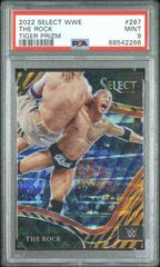 The Rock [Tiger Prizm] Wrestling Cards 2022 Panini Select WWE Prices