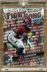 Will Anderson [Lava] #FS-19 Football Cards 2022 Bowman's Best University Fight Song Prices