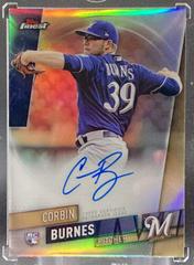 Corbin Burnes [Red Wave Refractor] Baseball Cards 2019 Topps Finest Autographs Prices