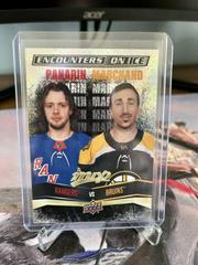 Artemi Panarin, Brad Marchand [Gold] Hockey Cards 2022 Upper Deck MVP Encounters on Ice Prices