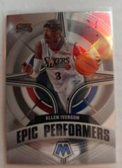 Allen Iverson Basketball Cards 2021 Panini Mosaic Epic Performers Prices