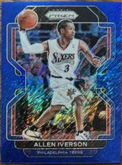 Allen Iverson [Blue Shimmer] Basketball Cards 2021 Panini Prizm Prices