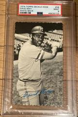 Dave May [White Back] Baseball Cards 1974 Topps Deckle Edge Prices