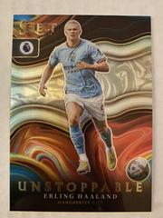 Erling Haaland Soccer Cards 2022 Panini Select Premier League Unstoppable Prices
