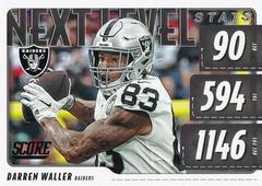 Darren Waller Football Cards 2020 Panini Score Next Level Stats Prices