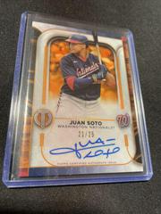 Juan Soto [Orange] #TA-JS Baseball Cards 2022 Topps Tribute Autographs Prices