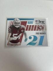 Fred Warner Football Cards 2022 Panini Score Top 100 Prices