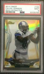 Calvin Johnson [Gold Refractor] Football Cards 2014 Topps Finest Prices