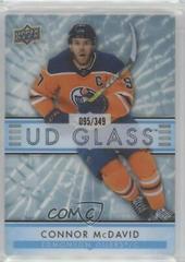 Connor McDavid #GS-30 Hockey Cards 2021 Upper Deck Ovation UD Glass Stars Prices