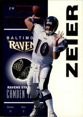 Eric Zeier [Red] Football Cards 1998 Playoff Contenders Ticket Prices