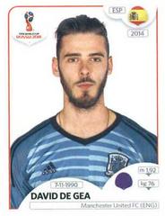 David de Gea [Black Back] Soccer Cards 2018 Panini World Cup Stickers Prices
