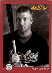 Chris Hoiles #4 Baseball Cards 1991 Studio Prices