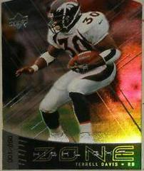 Terrell Davis #Z1 Football Cards 1999 Upper Deck Highlight Zone Prices