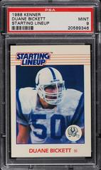 Duane Bickett Football Cards 1988 Kenner Starting Lineup Prices