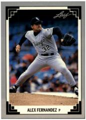 Alex Fernandez Baseball Cards 1991 Leaf Prices