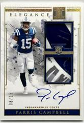 Parris Campbell [Helmet, Patch Autograph Glove] Football Cards 2019 Panini Impeccable Prices