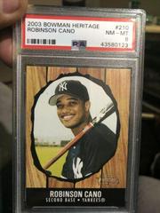 Robinson Cano Baseball Cards 2003 Bowman Heritage Prices