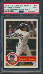 Gleyber Torres #14 Baseball Cards 2018 Topps 582 Montgomery Club Members Vote Set 5 Prices
