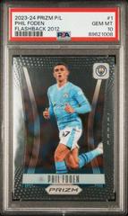 Phil Foden #1 Soccer Cards 2023 Panini Prizm Premier League Flashback Prices