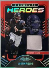 Justin Fields [Silver] #AH-8 Football Cards 2022 Panini Absolute Heroes Memorabilia Prices