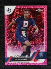 Kylian Mbappe [Pink Mini-Diamond] Soccer Cards 2022 Topps Chrome UEFA Club Competitions Prices