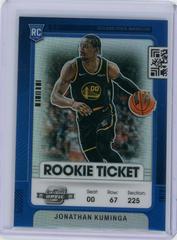 Jonathan Kuminga [Blue] Basketball Cards 2021 Panini Contenders Optic Rookies Prices